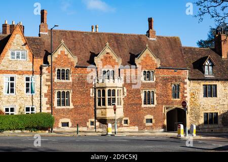 Grade 1 gelistet, The Chancery House, Minster Yard, Pottergate, Lincoln, Lincolnshire, England, Vereinigtes Königreich. Stockfoto