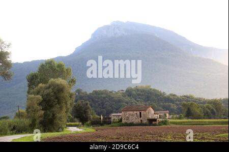 vall d' en Bas garrotxa spanien Stockfoto