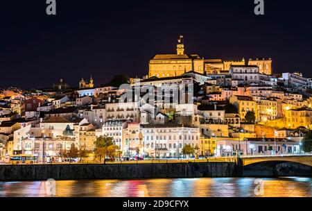 Stadtbild von Coimbra in Portugal Stockfoto