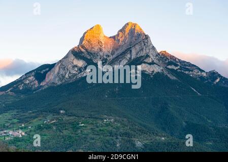 Pedraforca Berg Stockfoto