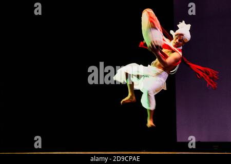 Traditioneller Bühnentanz Bangladesh Stockfoto