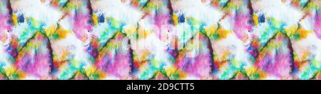 Nahtlose bunte Banner mit schmutzigen Kunst Muster Stockfoto