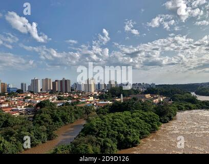 Luftaufnahme von Piracicaba SP Brasilien Stockfoto