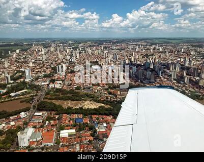 Luftaufnahme von Piracicaba SP Brasilien Stockfoto