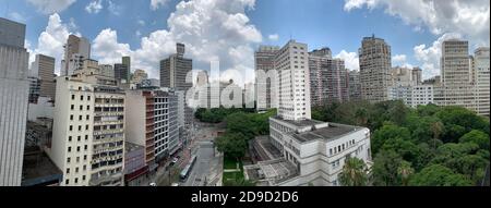 Panorama der Stadt São Paulo. Stockfoto