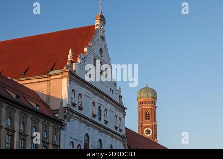 Geographie / Reisen, Deutschland, Bayern, München, Frauenkirche an der St., in p, Additional-Rights-Clearance-Info-not-available Stockfoto