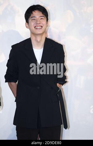 Liu Haoran, chinesischer Schauspieler, tritt bei der Premiere des Films "My People My Homeland" in Peking, China, am 29. September 2020 auf. Stockfoto