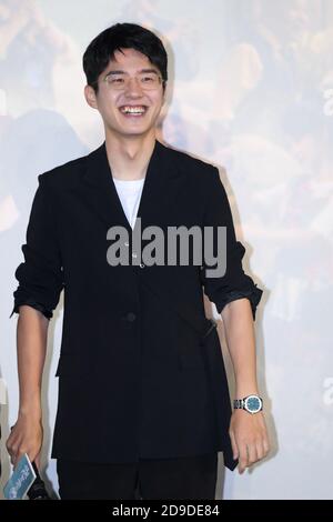 Liu Haoran, chinesischer Schauspieler, tritt bei der Premiere des Films "My People My Homeland" in Peking, China, am 29. September 2020 auf. Stockfoto