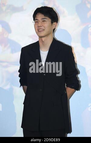 Liu Haoran, chinesischer Schauspieler, tritt bei der Premiere des Films "My People My Homeland" in Peking, China, am 29. September 2020 auf. Stockfoto