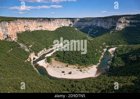 Geographie / Reisen, Frankreich, Rhône-Alpes, Bidon, Canyon Gorges de l'Ardeche, AT Bidon, Provence, Rhône-, Additional-Rights-Clearance-Info-not-available Stockfoto