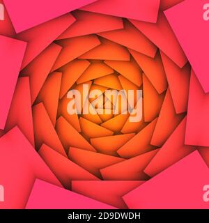 Hypnose Spirale, Konzept für Hypnose, absteigend Muster, abstrakten Hintergrund der funkelnden Kreise farbiger Textur Stockfoto