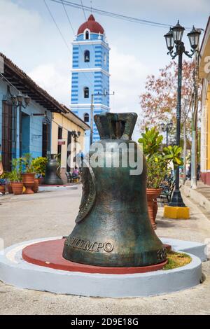 Kuba, Sancti Spiritus, Sancti Spiritus, Iglesia Parroquial Mayor del Espiritu Santo - (Pfarrkirche des Heiligen Spiritus) Stockfoto