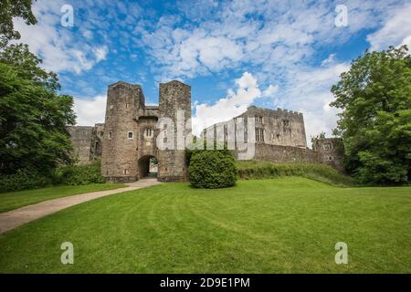 Berry Pomeroy Castle, Devon Stockfoto