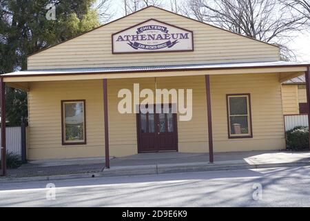 Der historische Charme von Chiltern, Victoria, Australien Stockfoto