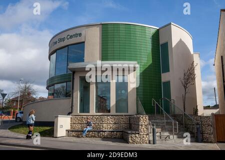 Garforth One Stop Center, ein Gemeindezentrum und Bibliothek in der Nähe von Leeds, West Yorkshire Stockfoto