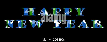 appy neues Jahr 2021 Spaß Design grafische Ressourcen Stockfoto