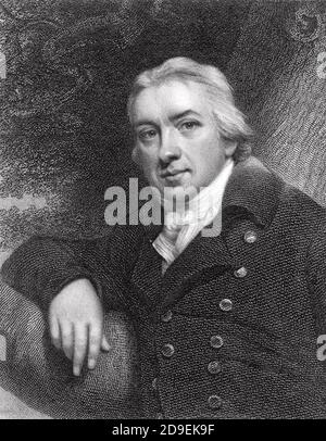 EDWARD JENNER (1749-1823) englischer Arzt und Wissenschaftler, der die Pockenimpfstoff Stockfoto