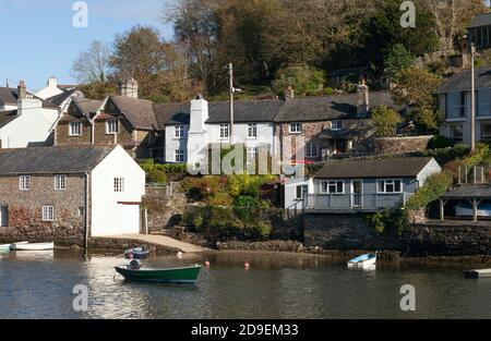 Noss Mayo und Newton Ferrers, Devon, England. Stockfoto