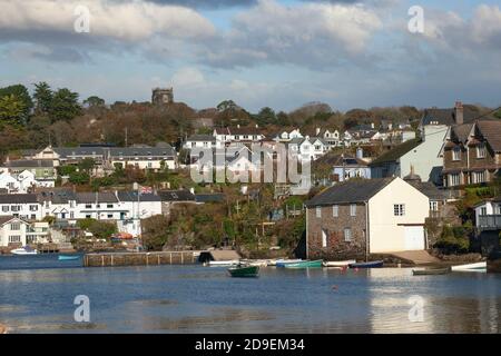 Noss Mayo und Newton Ferrers, Devon, England. Stockfoto