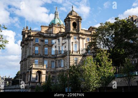 Museum on the Mound, befindet sich in der Bank of Scotland Hauptsitz Gebäude auf dem Mound, Edinburgh, Schottland, Großbritannien Stockfoto