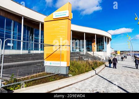 East Riding Leisure, Promenade, Bridlington, Bridlington Yorkshire, Großbritannien, England, East Riding Leisure Centre, Bridlington Leisure Centre, Freizeit Stockfoto