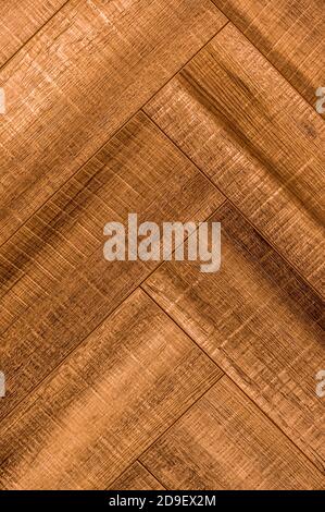 Parkett Fischgrät Chevron Holz Hintergrund Boden Textur Stockfoto