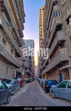 Alexandria Strand, Ägypten genommen @Alexandria, Ägypten Stockfoto