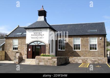 Kirkoswald, Whisky Experience, Ayrshire, Schottland, Großbritannien. Sie befindet sich in der alten Dorfschule in Kirkoswald, weniger als eine Stunde südlich von Glasgow. Stockfoto