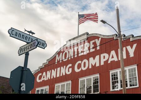 Monterey Canning Company in Fishermen's Wharf Stockfoto