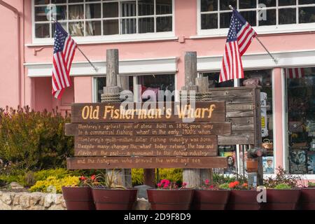 Monterey Canning Company in Fishermen's Wharf Stockfoto