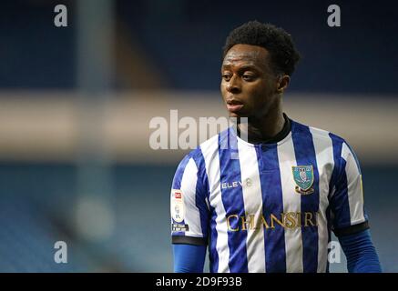 Sheffield Mittwoch Moses Odubajo während der Sky Bet Championship Spiel in Hillsborough, Sheffield. Stockfoto