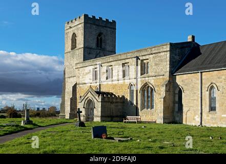 St. Edmund's Church im Dorf Kellington, East Yorkshire, England Stockfoto