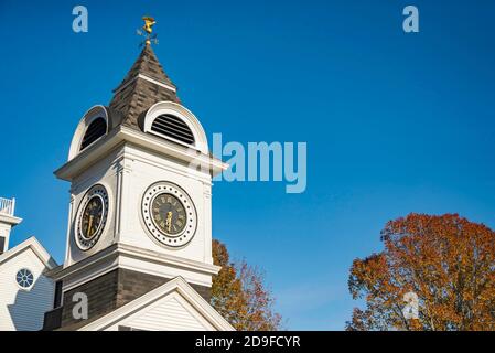 New England Uhrenhaus in Kennebunk Maine, USA Stockfoto