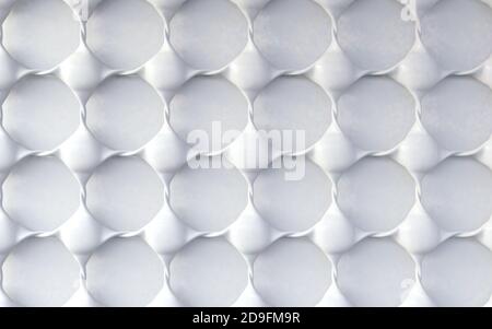 Geometrisches Muster von weichen und elastischen Objekt.Abstrakte organische Textur Hintergrund.3d Abbildung Stockfoto