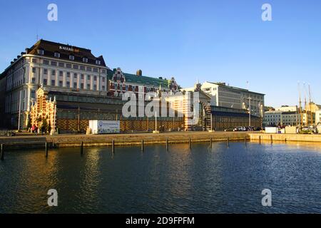 Die Alte Markthalle in Helsinki, Finnland Stockfoto