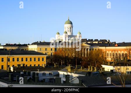 Die Kathedrale in Helsinki, Finnland Stockfoto