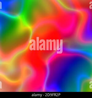 regenbogen holographische Hintergrund Illustration Stockfoto