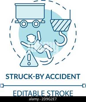 Symbol für Unfallkonzept Stock Vektor