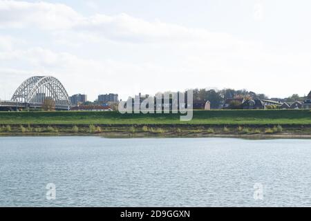 Die Waalbridge in Nijmegen, Niederlande Stockfoto