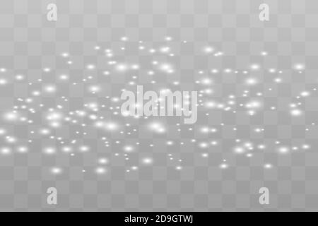 Satz von leuchtenden Lichteffekten isoliert Stock Vektor