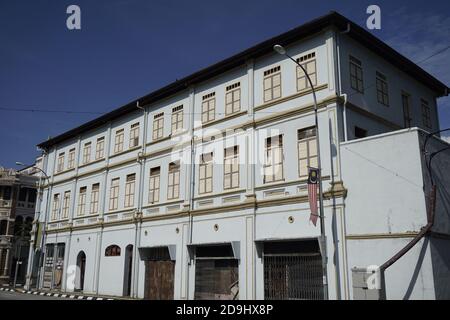 Altes Kolonialerbe-Geschäft in Ipoh, Perak Stockfoto