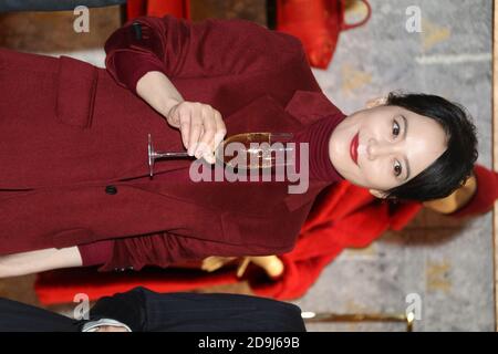 Die chinesische Schauspielerin Faye Yu nimmt an der MaxMara-Werbeveranstaltung in Peking, China, am 16. Oktober 2020 Teil. Stockfoto