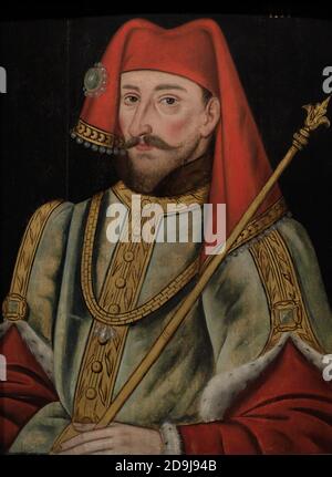 Henry IV König von England (1367-1413). Porträt eines nicht identifizierten Künstlers. Öl auf Platte, 1597-1618. National Portrait Gallery. London, England, Vereinigtes Königreich. Stockfoto