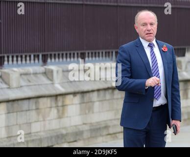 Marco Longhi MP (Con: Dudley North) auf dem Parliament Square, Westminster, November 2020. Stockfoto