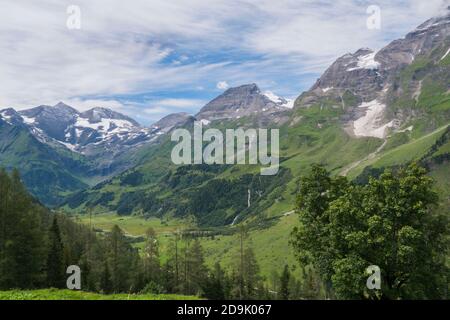 Auf dem Weg zur Großglockner Hochalpenstraße Stockfoto