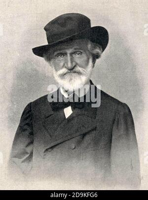 GIUSEPPI VERDI (1813-1901) Italienischer Opernkomponist um 1893 Stockfoto