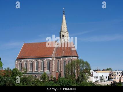 Deutschland, Bayern, Oberbayern, Altötting, Neuötting, Pfarrkirche St. Nikolaus Stockfoto