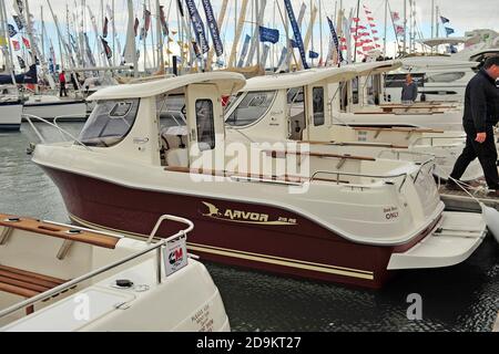 Arvor Sport Angelboot Stockfoto