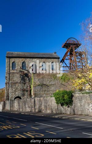 Y Hetty, Pit Engine House, Pontypridd, South Wales, Großbritannien Stockfoto