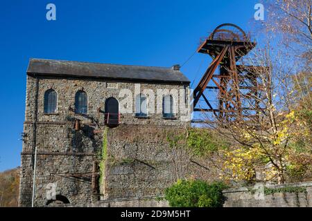 Y Hetty, Pit Engine House, Pontypridd, South Wales, Großbritannien Stockfoto